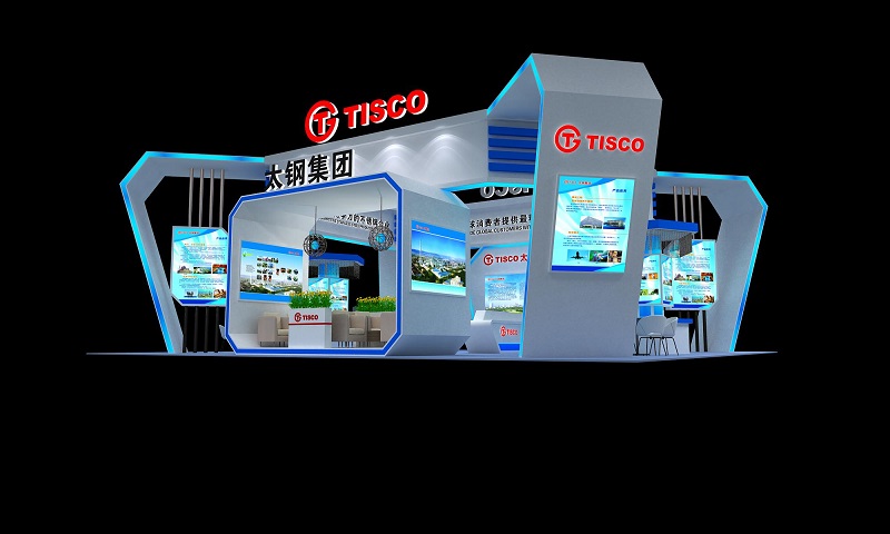 上海鋼材展_展覽展示設(shè)計(jì),太鋼集團(tuán)_展位展臺搭建,上海設(shè)計(jì)裝修